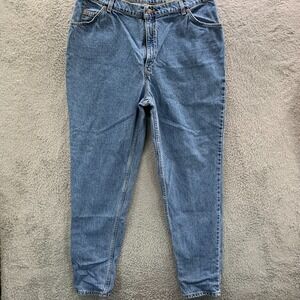 Vintage Levis Orange Tab Jeans Womens Size 22 Long Blue 40x34